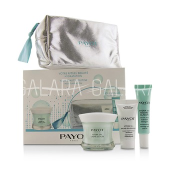 PAYOT Hydra 24+ Coffret: 1x Plumpling Moisturizing Care 50ml, 1x Moisturing Reviving Eyes Roll On 15ml, 1x Comforting Mask 15ml, 1x Bag